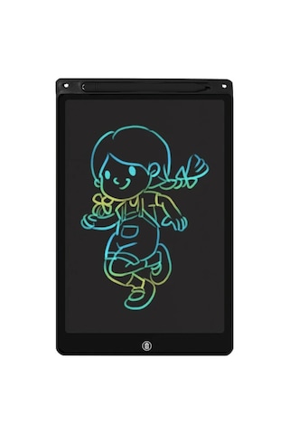 Çocuk İçin Çizim Tableti Akıllı Tablet Kendinden Temizlemeli 8,5 İnç Çizim Tahtası Kalemli Siyah