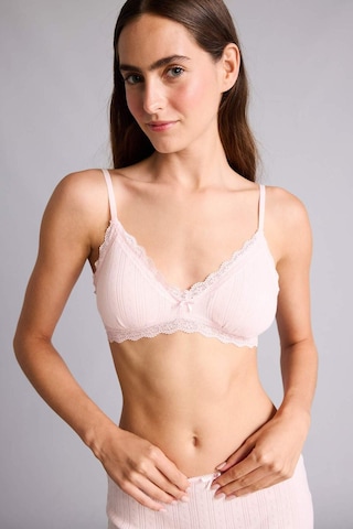 Defacto Dantel Detaylı Çıkarılabilir Kap Çıkarılabilir Pedli Balensiz Açık Pembe Bralet G7762ax26sppn648 Pembe-pn648