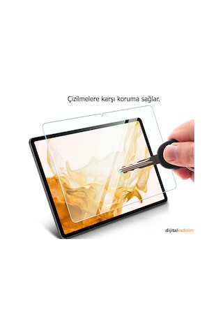 Samsung Galaxy Uyumlu Tab S10 Plus Sm-x820 Temperli Cam Tablet Ekran Koruyucu
