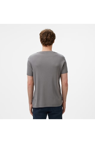 Nautica Erkek Gri Regular Fit T-shirt Düz V55239t Gri