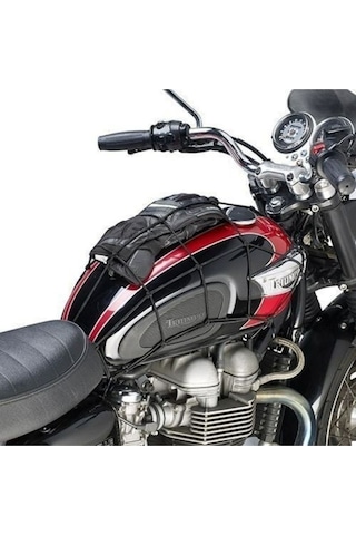 Motosiklet Bagaj Filesi Ahtapot 16 Gözlü Motor Kask Bağlama Eşya Taşıma Filesi Çok Renkli