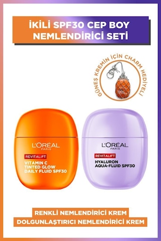 Summer Essentials İkilisi: C Vitamini İçeren Renkli&hyaluronik Asit İçeren Nemlendirici Yüz Kremi pktsummeressential-11337
