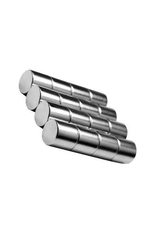Hdg Neodyum Mıknatıs Silindir Yuvarlak D10x10 Mm - 10 Adet - Güçlü Neodyum