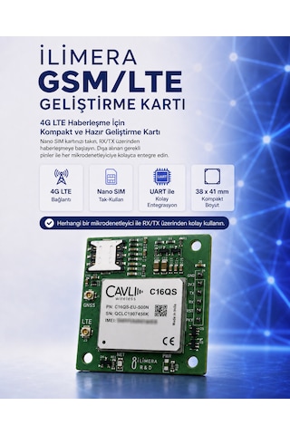Cavlı Gsm/lte Geliştirme Kartı
