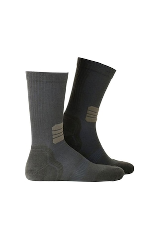 Thermoform Active Çorap Unisex 3'lü Paket Haki Renkli