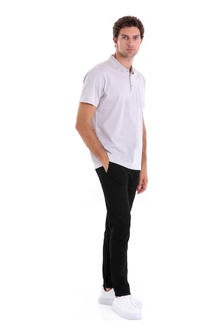 Hatemoğlu Gri Regular Fit Düz 100% Pamuk Polo Yaka Tişört Gri