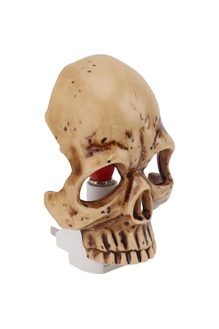 Mufunye Kostüm Parti Dekoratif Kafa Figürü, Parlaklık Ayarlanabilir Reçine Işık, 110v Amerikan Standardı, Spooky Ambiyans Işık Kaynağı Diğer