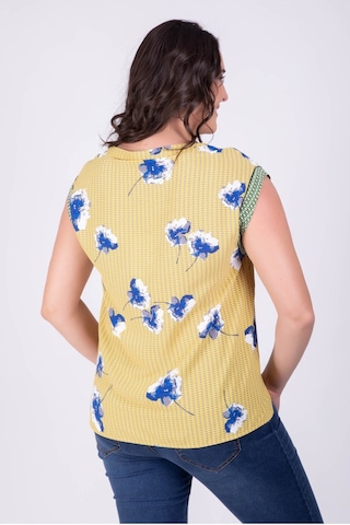Myline Biyeli Salaş Bluz-558 Sarı
