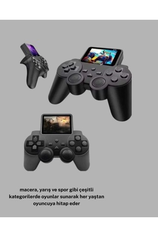 Atari S10 Retro Oyun Konsolu 520 Klasik Oyun, Taşınabilir Tasarım, Nostaljik Oyun Deneyimi Najmaddin