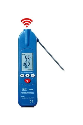 Cem Ir98 Lazerli Ve Problu  Termometre