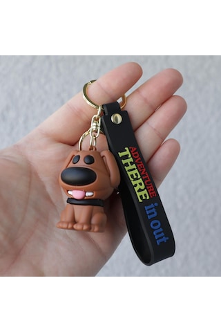 Dug Yukarı Bak Silikon Anahtarlık-3051