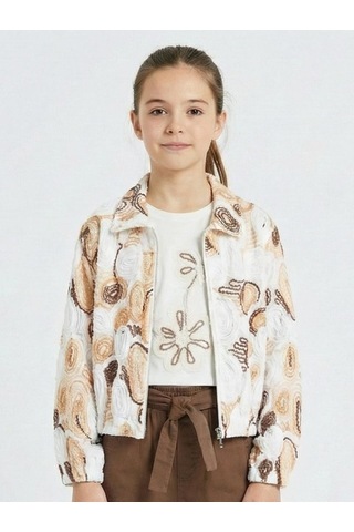 Xo Kids Kız Çocuk 3lü Alt Üst Kombin Takmı 8-14 Yaş Set0493 Kahverengi