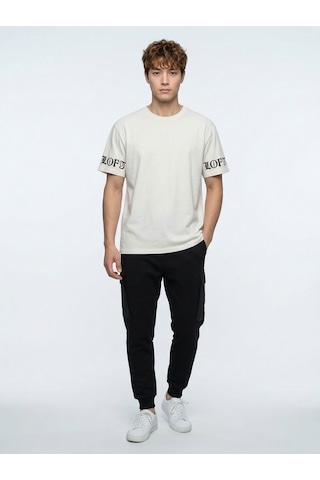 LOFT Loose Fit Erkek Tshirt K.kol Lf2042372 Q1.v1 Beyaz