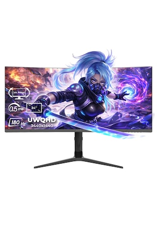 Gameraider Osırıs Gr34uc18v 34 İnç 180hz 0.5ms Uwqhd Adaptive Sync Va Kavisli Gaming Monitör