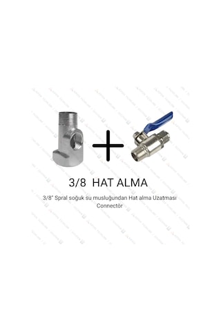 Su Arıtma Hat Alma Aparatı Ve Küresel Vana 3/8 Dayanıklı Pirinç Gövde, Kolay Montaj