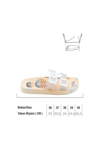 Gezer Yazlık Airblow Islak Zemine Uygun Rahat Taban Ev Banyo Havuz Plaj Günlük Kadın Terlik - Beyaz