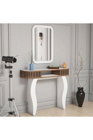 Variant Damla Aynalı Dresuar Beyaz