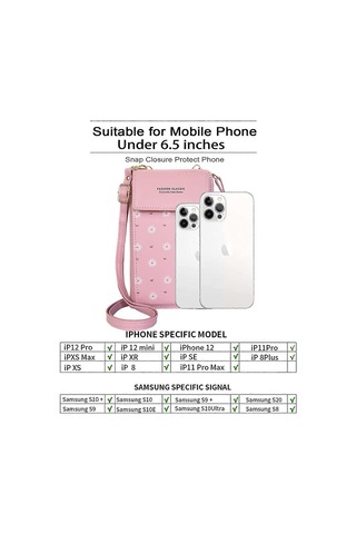 Kadın Cep Telefonu Çantası Pembe Diğer