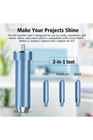 Folyo Transfer Aleti Yedeği, Crıcut Maker İçin 3'ü 1 Arada Transfer Kiti