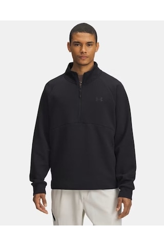 Under Armour Unstoppable Flc Half Zip Erkek Sweatshirt-33324 siyah