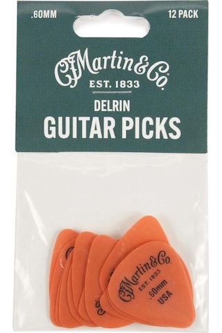 Martin 18a0153 Delrin Pena 0.60 Mm Gitar Pena 12 Adet