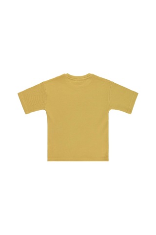 Civil Boys Basic Waffle 10-13 Yaş Tişört - Sarı