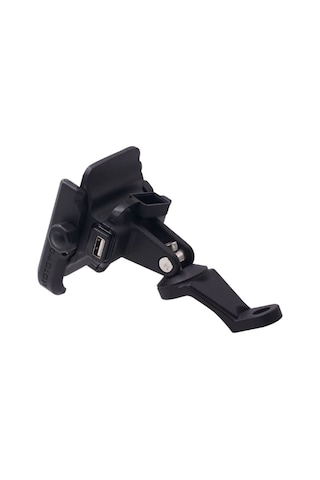 Motowolf Motosiklet Ayna Bağlama Telefon Tutucu Usb Hızlı Şarj