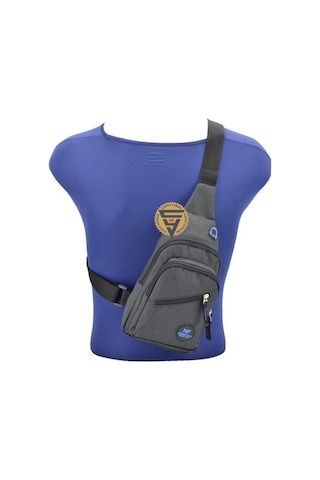 Newish Polo Bodybag Sırt ve Göğüs Çantası Siyah