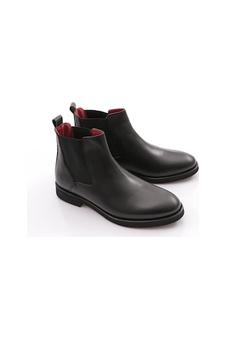 Dgn 19726 Erkek Yani Lastikli Bot Siyah Benfica