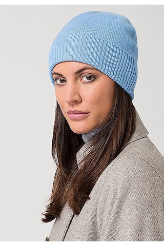 Eke Tekstil Unisex Mavi Fitilli Yumuşak Basic Bere Mavi