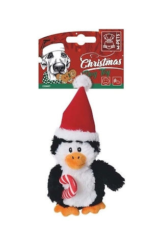 M-pets Christmas Comet Peluş Penguen Köpek Oyuncağı 20 Cm