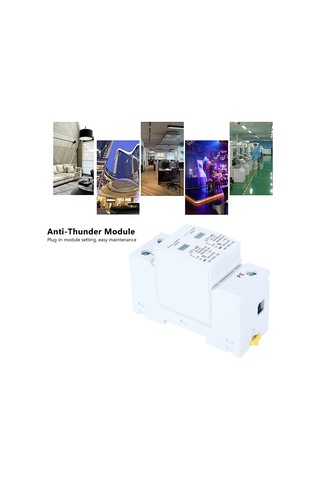 Tenfowee 2p 40ka Levha Montajlı Fırtına Koruma Cihazı, Manyetik Öyleme Ark Söndürücü, 420v, 2. Seviye Koruma, Dayanıklı Malzeme