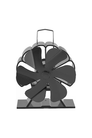 Lemestar "6 Kanatlı Sessiz Isıtıcı Fan - Odun/gaz/pellet Sobası İçin Elektriksiz Hızlı Hava Sirkülasyonu"