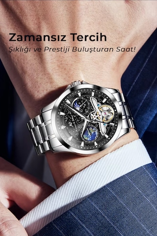 Kronen & Söhne Ks7009 Day Night Tourbillon Mekanik Otomatik Saat