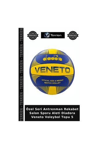 Özel Seri Antrenman Rekabet Salon Sporu Aleti Diadora Veneto Voleybol Topu 5 Çok Renkli