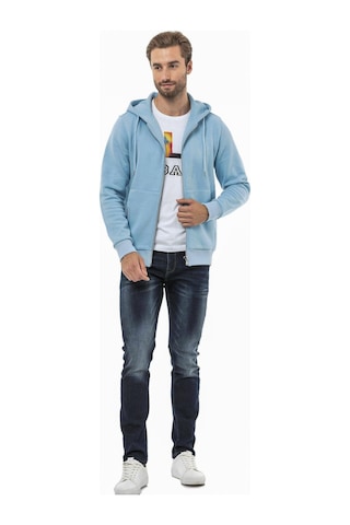 Cipo & Baxx Cl556 Erkek Basic Zip Sweatshirt 001