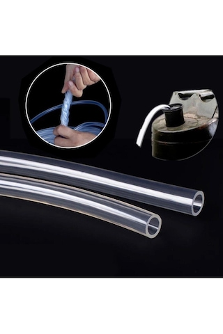 5 Metre Şeffaf Terazi Hortumu İç Çap 8 Mm Termosifon Otomobil Kapı Fitili