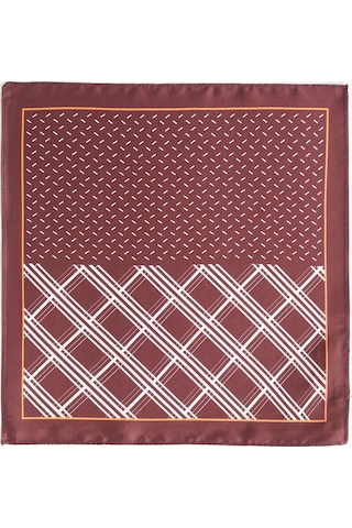 Ac&Co / Altınyıldız Classics Erkek Bordo - Beyaz Desenli Mendil Bordo - Beyaz