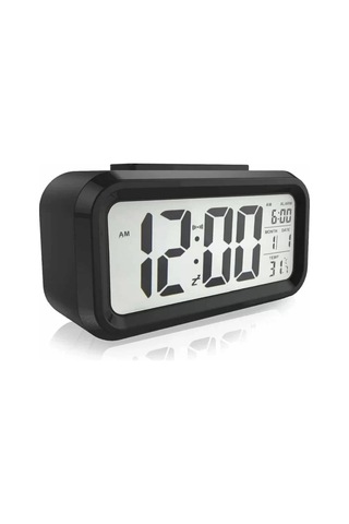 Home Dijital Masa Saati Takvim Çalar Saat Alarmlı Işıklı Led Ekran Pilli Çok Renkli