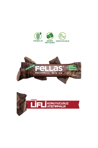 Fellas Meyve Bar - Duble Kakaolu 35g x 12 Adet
