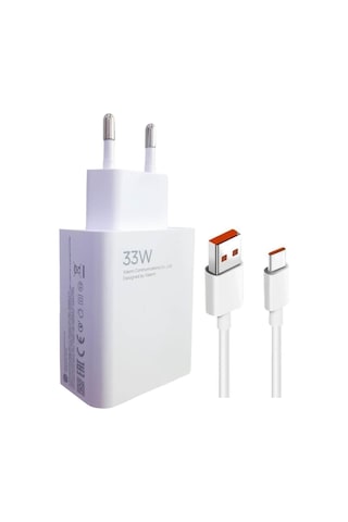 Xiaomi Type-c 33w (watt) Hızlı Şarj Aleti Adaptörü Şarj Kablo set