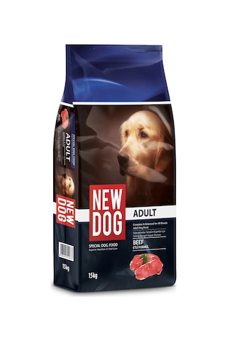 New Dog Biftekli Yetişkin Köpek Maması 15 Kg