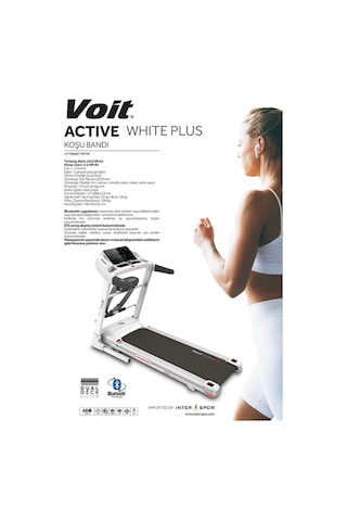 Voit Active White Plus Masajlı Koşu Bandı