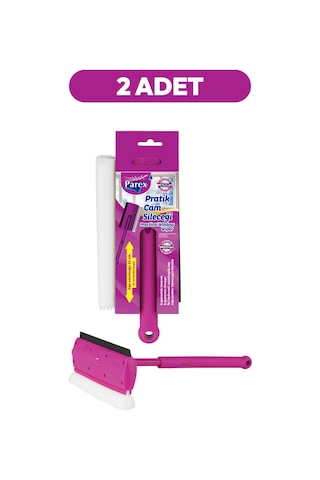 Pratik Cam Sileceği İkili Paket Mor