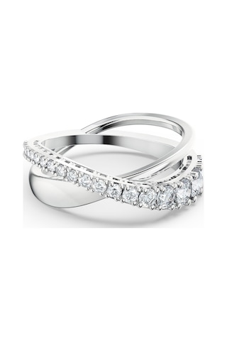 5572718 Swarovski Yüzük Twıst-Rıng Rows Czwh-Rhs 58