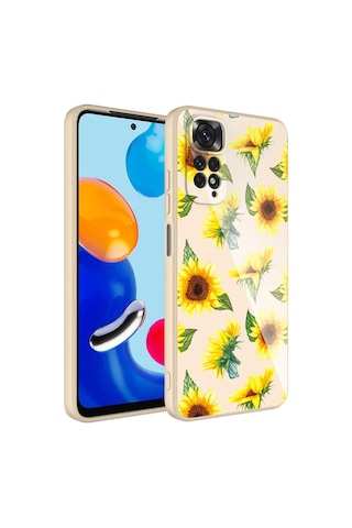 Xiaomi Redmi Note 11s Global Kılıf Kamera Korumalı Desenli Sert Silikon Zore Epoksi Kapak NO2