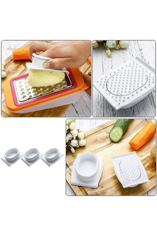 3 Adet Peynir Rendesi, Kesilmeye Karşı El Koruyucu, Sebze Soyucu, Mutfak El Rendesi, Havuç Rendesi, Mutfak Sebze Doğrayıcı, Rende Diğer