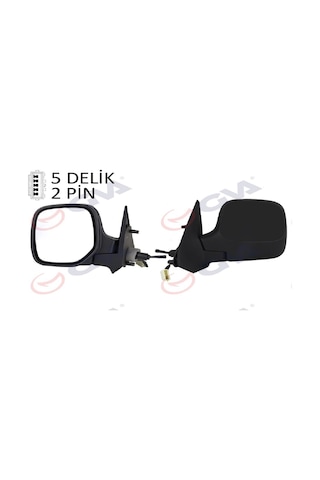 Dış Dikiz Aynası Sol Berlıngo-partner 97 Elektrikli+ısıtmalı+konveks 5 Fiş Vm-118ehl