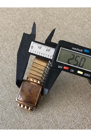 Benrus 25 mm Çelik Kordon Vintage Kadın Kol Saati 2. El