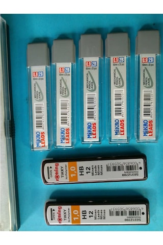 Versatil Kalem 1.0 Mm Rotring Takım+uçlar 7 Tüp +silgiler 6 Adet